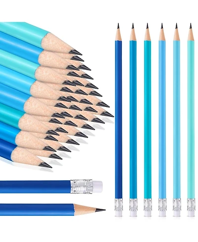 Gnuadz Pencils Eraser Wooden Drawing Sketching Office 36 Pack