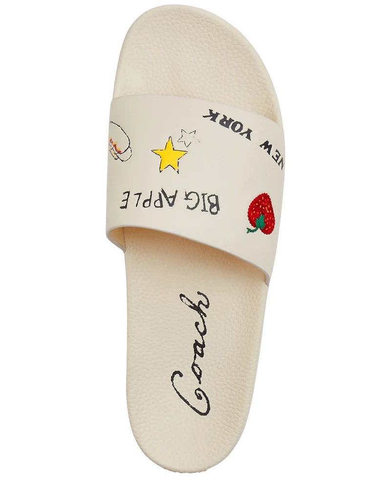 Coach Men's Sketch Print Slide