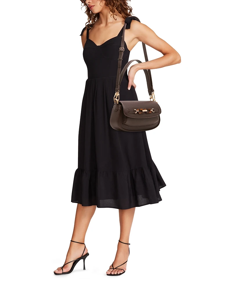 Anne Klein Convertible Flap Small Shoulder Handbag