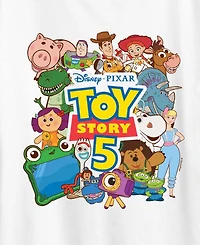Hybrid Apparel Plus Toy Story 5 Woody and Friends Collage Short-Sleeve Graphic T-Shirt