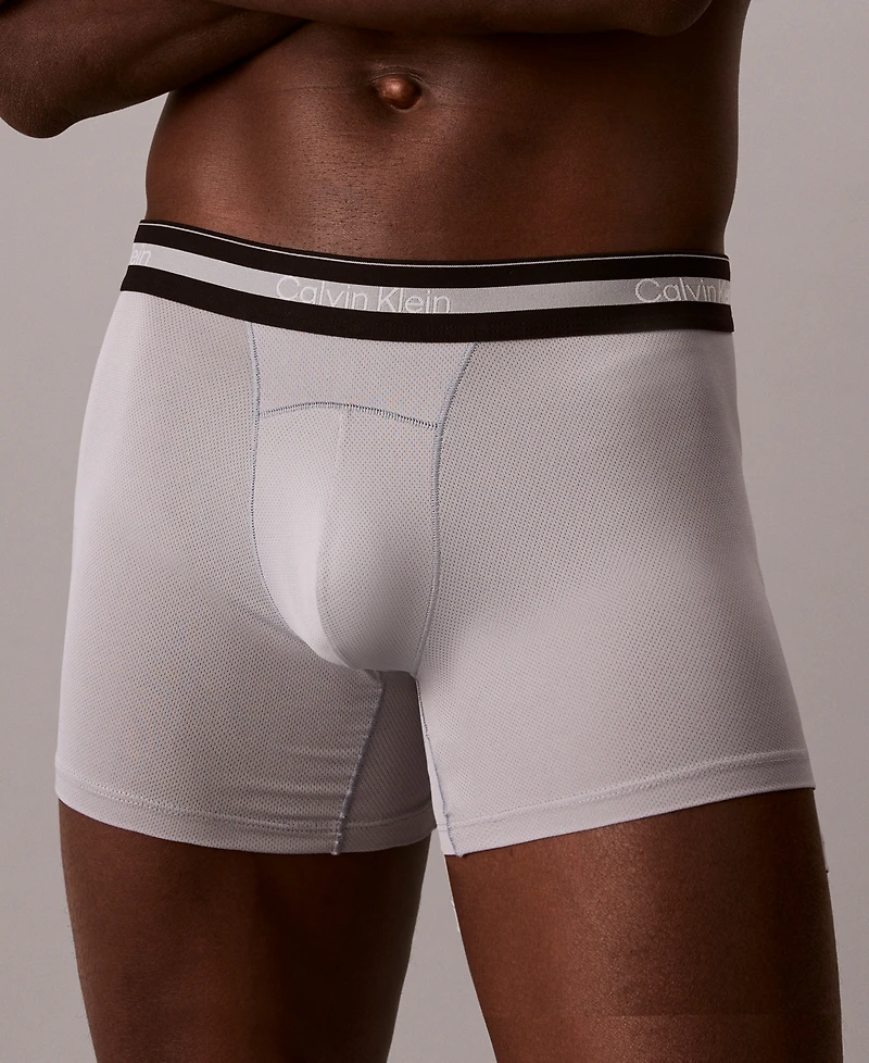 Calvin Klein Men's 3-Pack Icon Active Mesh Trunks Underwear