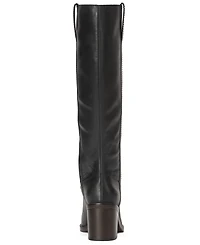 Lucky Brand Women's Adana Wide Calf Tall Block Heel Boots