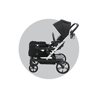 Unilove Kids Trio Trolly Stroller Wagon Seat + Shopping Basket + Omni Adapter
