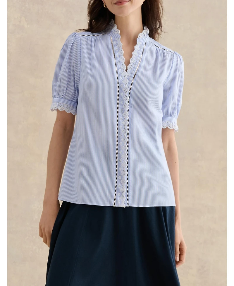 Hobbs London Women's Ginny Belted Pleated Midi Shirt Dress