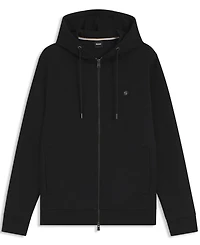 Boss by Hugo Men's Cotton-Blend Zip-Up Regular-Fit Hoodie