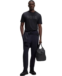 Boss by Hugo Men's Cotton Regular-Fit Tonal Logo T-Shirt