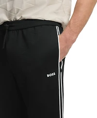 Boss by Hugo Men's Triangle-Jacquard Tracksuit Bottoms Pants