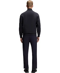 Boss by Hugo Men's Regular-Fit Tonal Jacquard Tape Sweatshirt