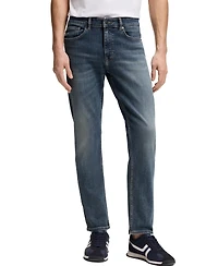 Boss by Hugo Men's Stretch-Cotton Blend Slim-Fit Jeans