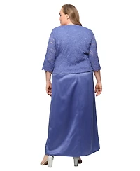 Alex Evenings Plus Lace Dress & Jacket