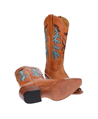 Malibu Beach Women's Premium Western Leather Boots Loni