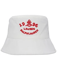 Lauren Ralph Embroidered Logo Bucket Hat