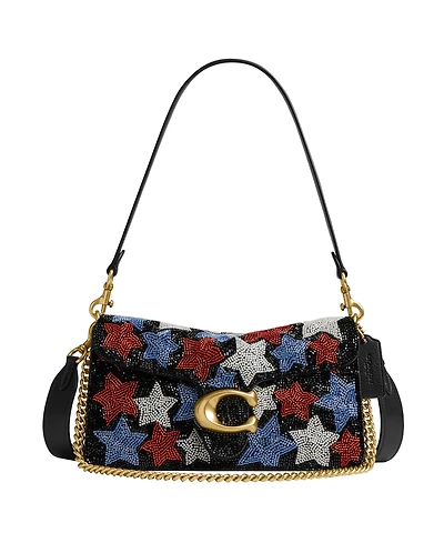 Coach Americana Star Beaded Tabby Small Shoulder Handbag