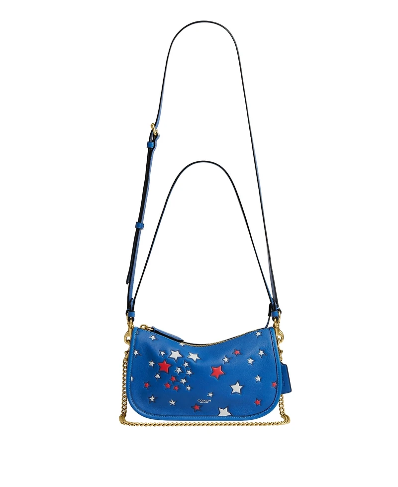 Coach Americana Printed Waverly Small Shoulder Handbag