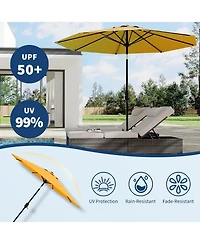 gaomon Outdoor Table Patio Umbrella, Waterproof Uv Protection for Garden, Backyard, Poolside