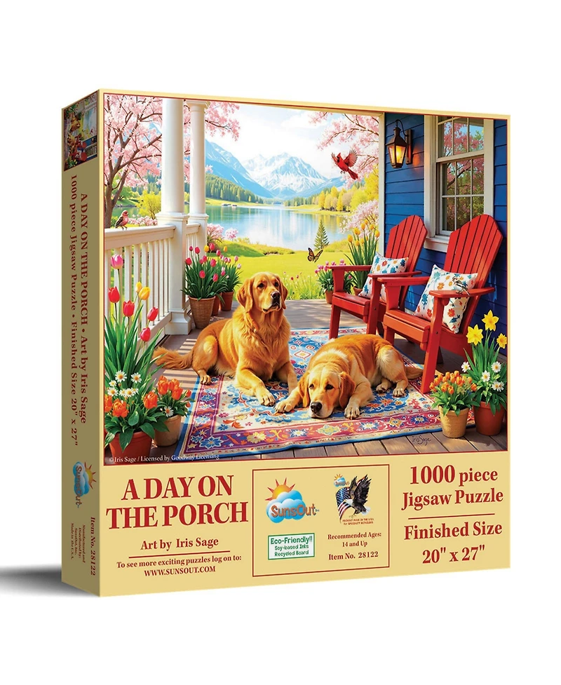 SunsOut A Day on the Porch 1000 piece Jigsaw Puzzle for Adults