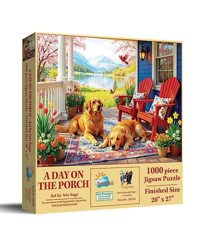 SunsOut A Day on the Porch 1000 piece Jigsaw Puzzle for Adults