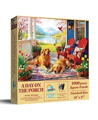 SunsOut A Day on the Porch 1000 piece Jigsaw Puzzle for Adults