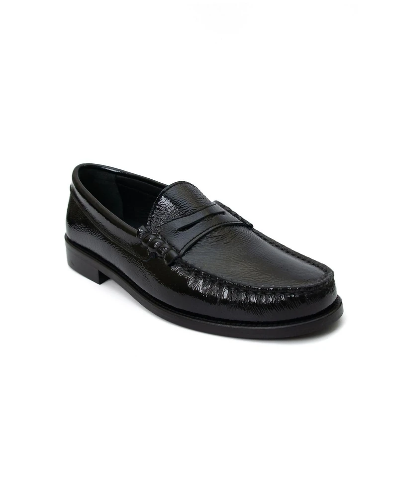 Menina Step Women's Mila Leather Penny Loafer