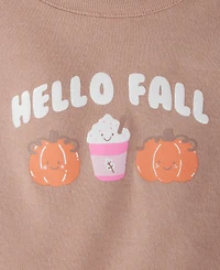 First Impressions Baby Girls' 3M-24M Mix & Match Long-Sleeve Hello Fall T-Shirt, Macy's Exclusive