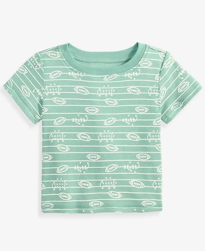 First Impressions Baby Boys' 3M-24M Mix & Match Short-Sleeve Football Play Cotton T-Shirt, Macy's Exclusive