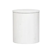 Liberty Furniture Industries, Inc. Modern Farmhouse Drum End Table in Flea Market with Heavy Distressing