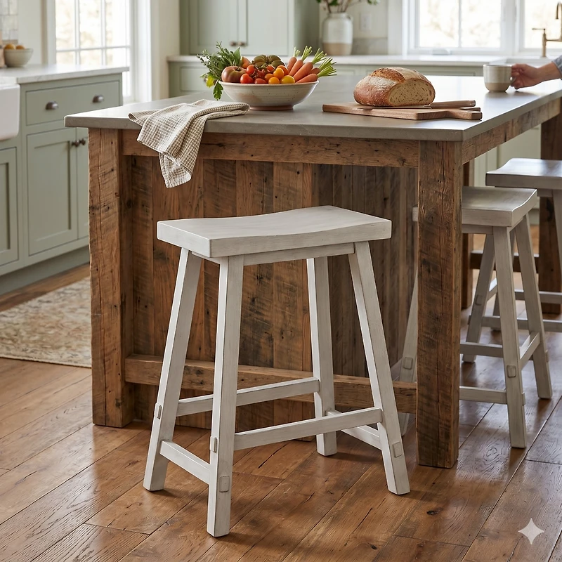 Liberty Furniture Industries, Inc. Creations 24 Inch Sawhorse Counter Stool