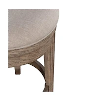 Liberty Furniture Industries, Inc. City Scape Upholstered Console Swivel Stool 25" Burnished Beige Oak