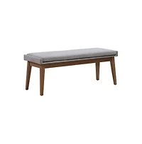 Liberty Furniture Industries, Inc. Linen Upholstered Dining Bench with Removable Cushion
