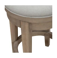 Liberty Furniture Industries, Inc. Brentwood Upholstered Swivel Console Stool - Sandstone