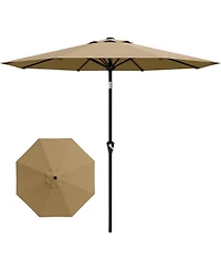 gaomon 9Feet Patio Umbrella with Smooth Crank Lift Uv Protection Waterproof for Pool, Deck, Yard, Garden (No Base)