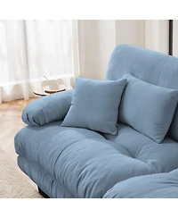 Streamdale Furniture 4-Seater Modular Chenille Sofa Couch for Living Room, Apartment, Office