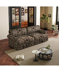 Streamdale Furniture 74" Luxuriously Comfortable 3-Seater Cloud Couch, Oxford Fabric Sofa