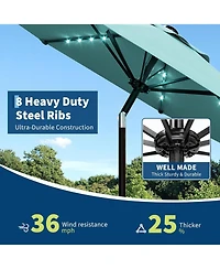 gaomon 9 Feet Outdoor Table Patio Umbrella