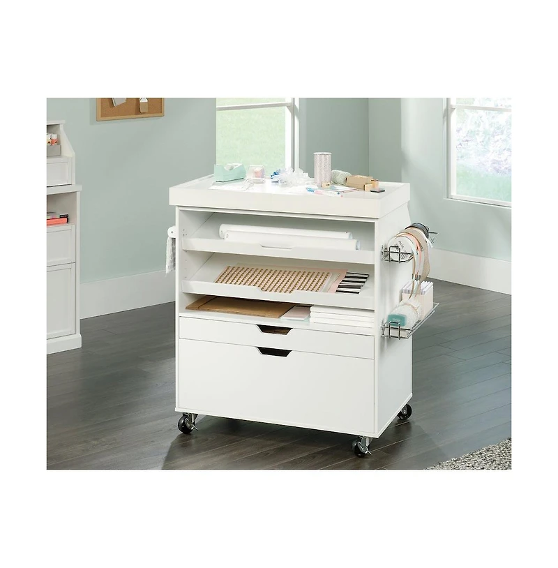 Sauder Craft Pro Series Craft Cart