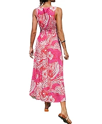 Cupshe Women's Sky Painting Tropical Maxi Beach Dress