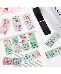 Gnuadz Verses Magnetic Bookmark Floral Religious Faith Bible