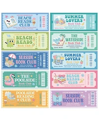Gnuadz Summer Book Club Ticket Bookmarks