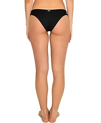 Beach Bunny Swimwear Women's Gloria Shiny Wide Rib Bikini Bottom