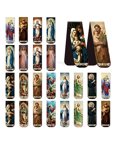 Gnuadz Magnetic Bookmarks Religious Saints Prayer Verse Clips