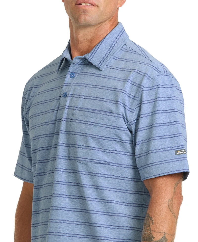 Quiksilver Waterman Men's Shank Short-Sleeve Polo Shirt