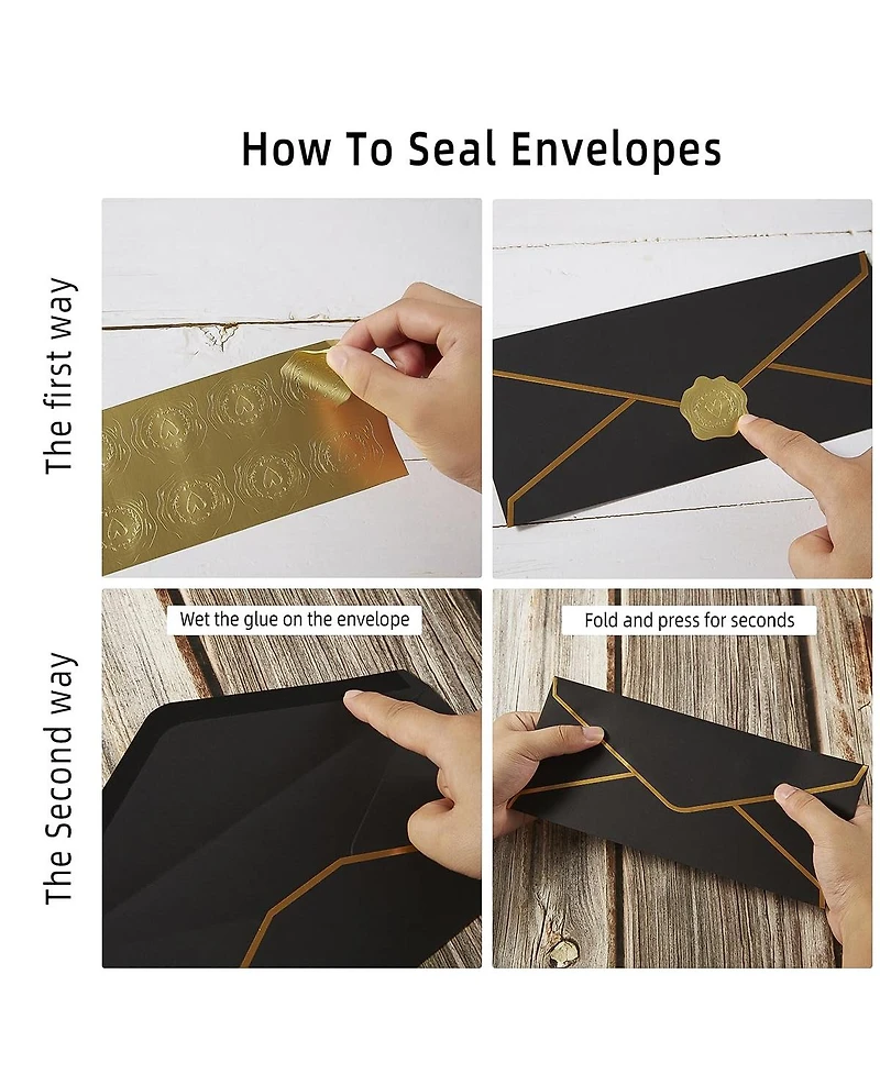 Gnuadz Business Envelopes Self Seal Border Office Mailing