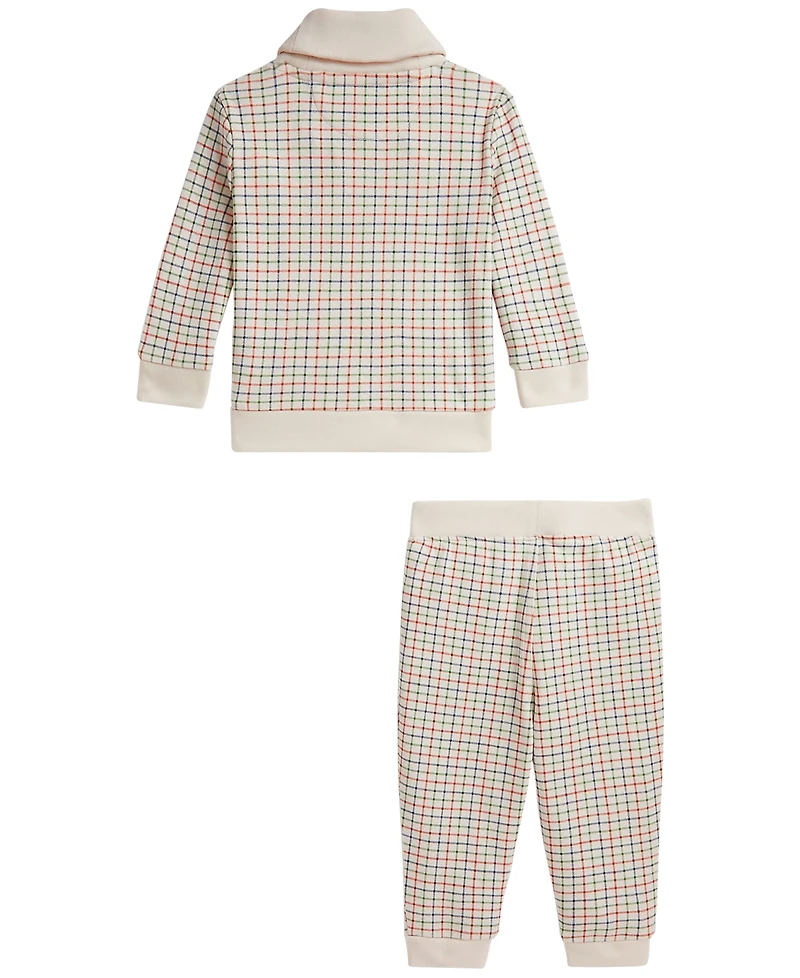 Polo Ralph Lauren Baby Boys' Long-Sleeve Pullover Top and Pants, 2-Piece Set