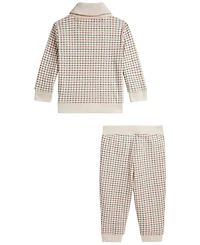 Polo Ralph Lauren Baby Boys' Long-Sleeve Pullover Top and Pants, 2-Piece Set
