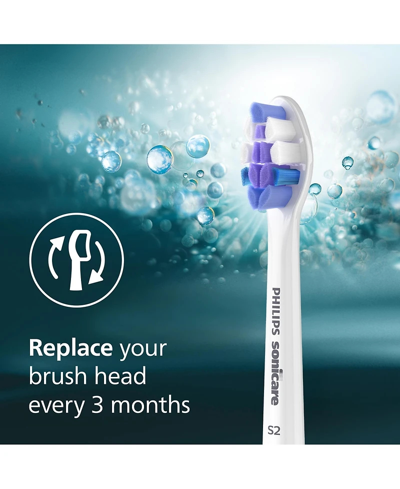 Philips Sonicare Sensitive S2 Replacement Toothbrush Heads 2 Pack