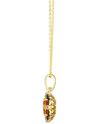 Le Vian Cinnamon Citrine (1 ct. t.w.), Nude Diamond (1/10 ct. t.w.) and Chocolate Diamond (1/8 ct. t.w.) Pendant Necklace in 14k Honey Gold