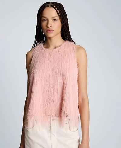 Kenneth Cole Women's Sleeveless Crewneck Tank Top