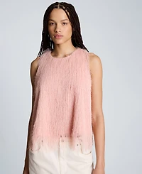 Kenneth Cole Women's Sleeveless Crewneck Tank Top