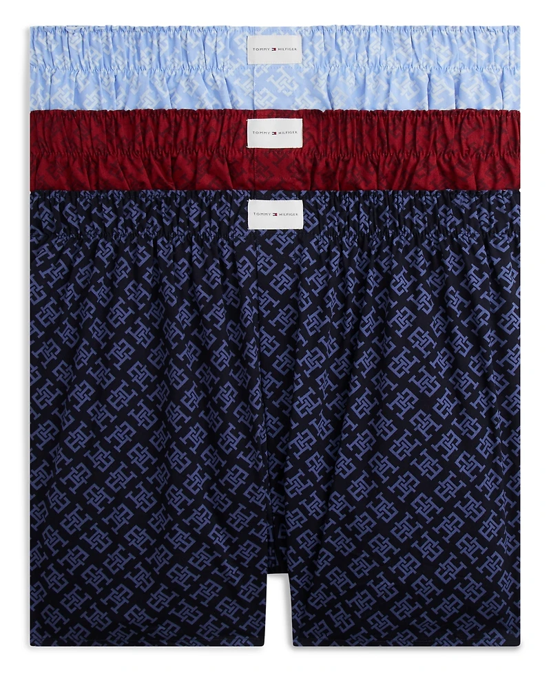Tommy Hilfiger Men's Cotton Classics Boxers, 3-Pack