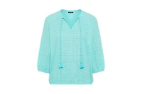 Olsen Women's Eyelet Embroidered Tunic Blouse